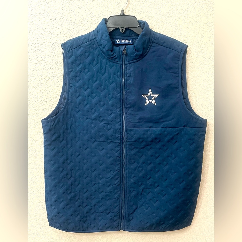 Dallas Cowboys Club Collection Huddle Vest Size Large